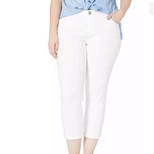 Democracy AB technology jeans white Sz 14